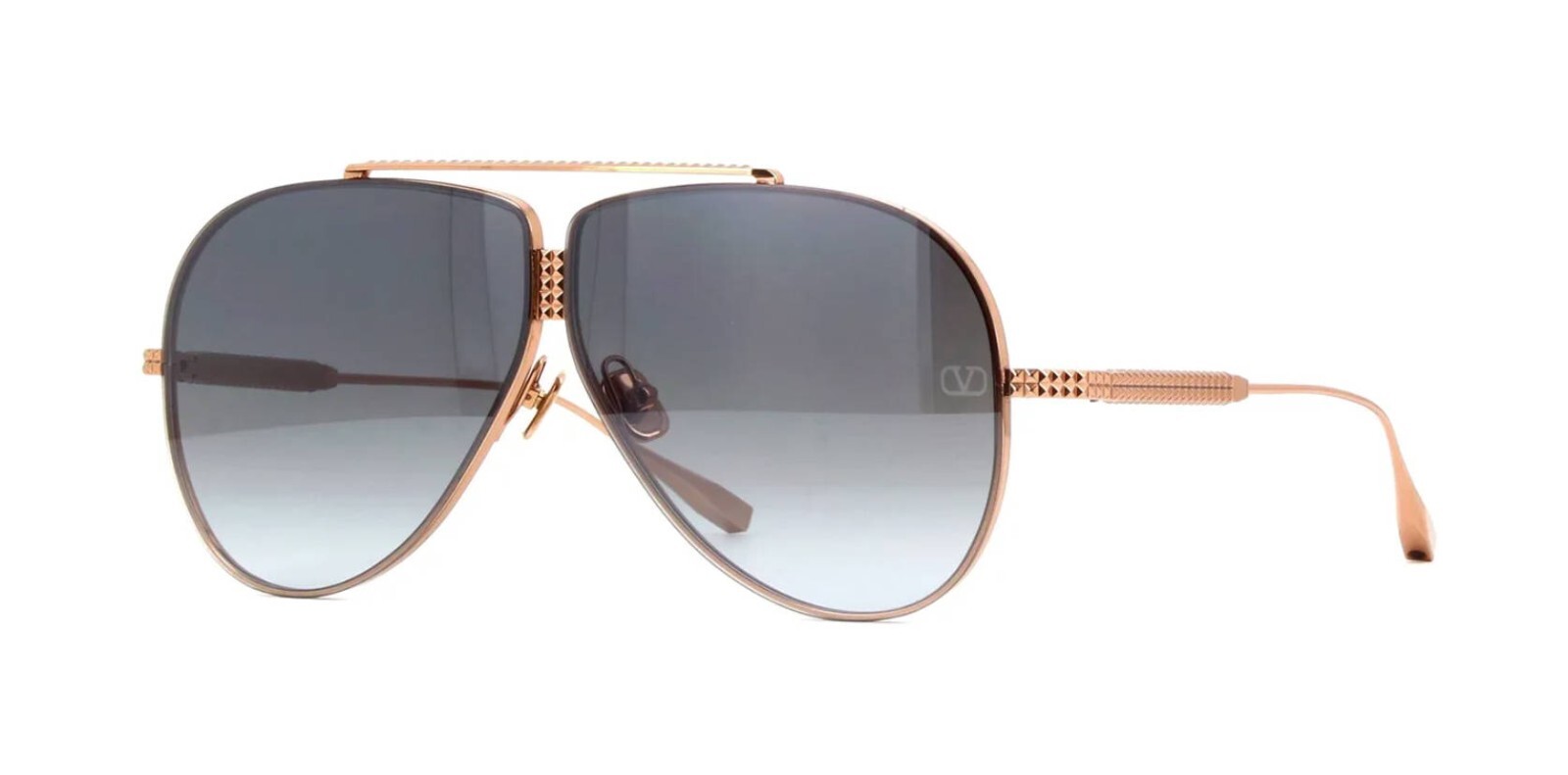 VALENTINO｜ (6V0MG16R APV RHK / 6V3MG16R APV RHK) Valentino XVI Rose Gold/Dark Grey Shaded Silver Flash (RSE