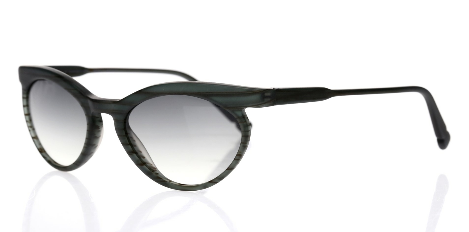 Jason Wu Tortoiseshell Cat-Eye Sunglasses with Dark Green Lenses JASON WU Women main image 2