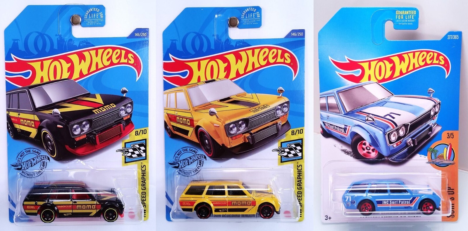 Hot Wheels '71 Datsun Bluebird 510 Wagon MOMO Yellow Kroger Hot Wheels '71 Datsun Bluebird 510 Wagon MOMO Yellow Kroger