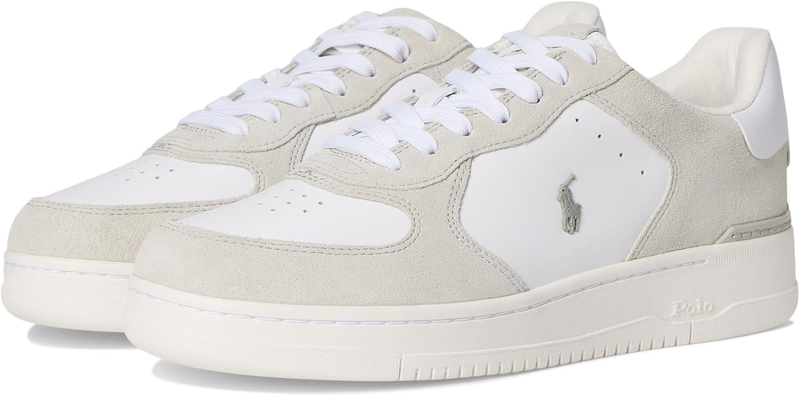 Polo Ralph Lauren Mens Masters Court Leather-Suede Sneaker