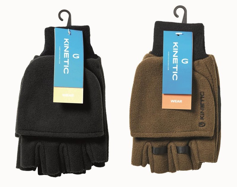 Kinetic Wind Stop Fold Over Handschuhe M-Xl Fleece-Handschuh Angelhandschuh