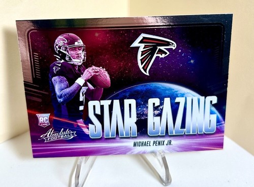 Michael Penix Jr RC 2024 Panini Absolute Rookie Star Gazing