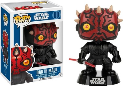 Funko POP! Star Wars Darth Maul #09 Blue Box has Issues w/Pop Protector