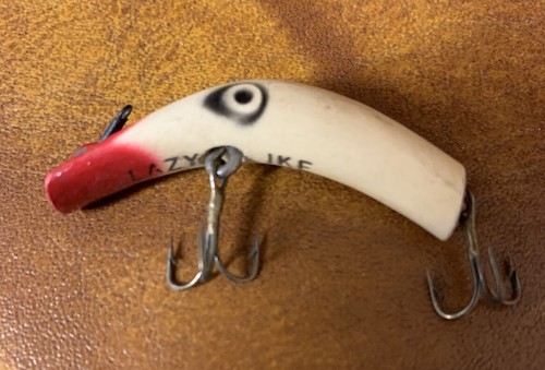 TOP WATER JUNKY 
ミルヘッドターキー
ベッドバグ Lazy Ike Kautzky Vintage Fishing Lure Red White Topwater