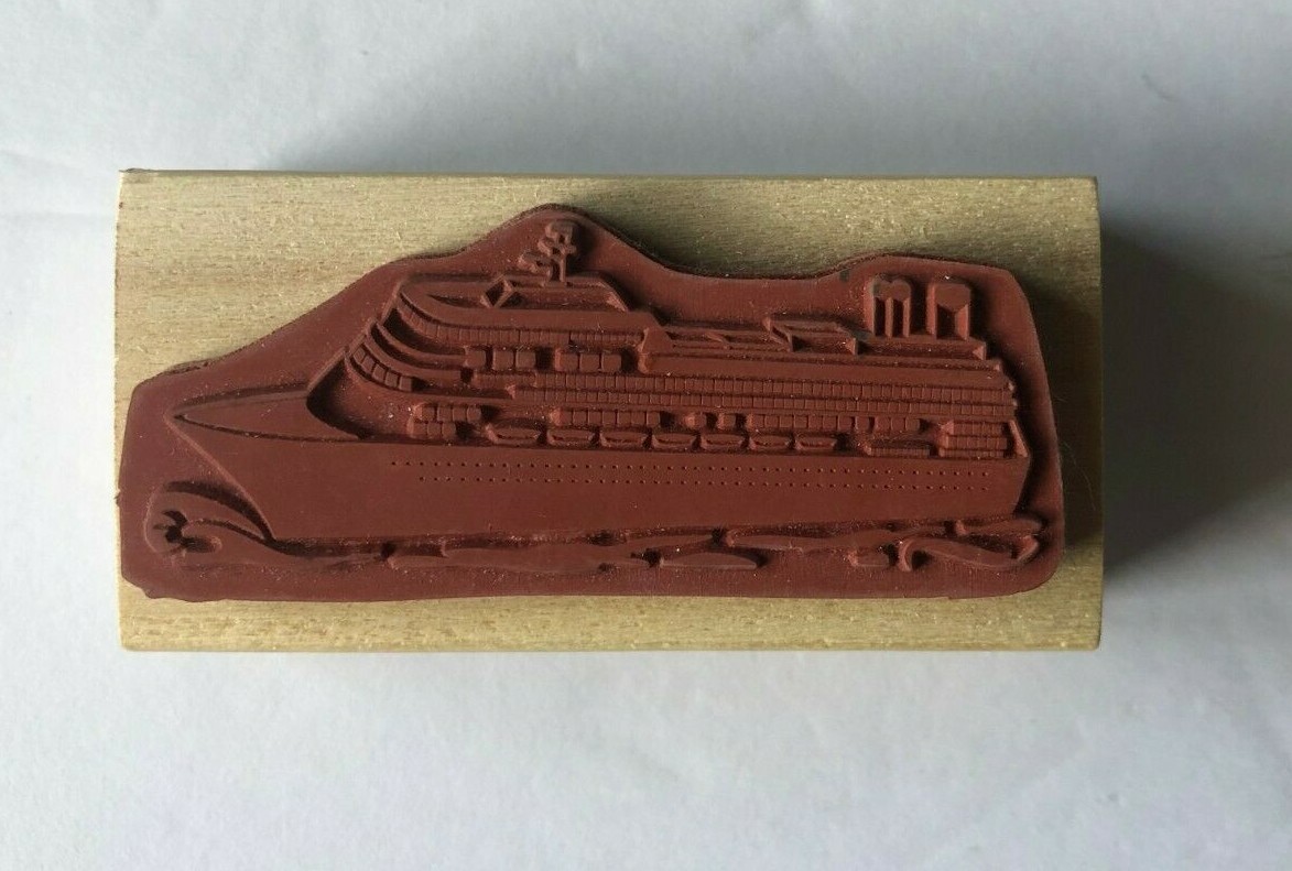 Cruise Ship Rubber Stamp by Sugarloaf