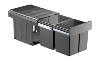 WESCO 887811-72 Abfallsorter 32 (2x16) Liter DOUBLE MASTER 40 DT oriongrau ab...