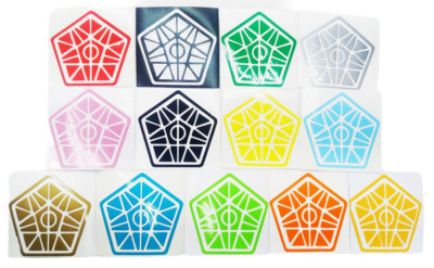 Replacement Stickers for your Rubik's Cube Megaminx 2x2 Witeden