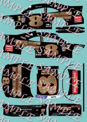 2024 #8 Sammy Smith TMC Xfinity Throwback 1/64 Peel & Stick Decal