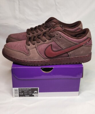 Nike SB Dunk Low PRM City of Love Burgundy Crush | Mens Size 11 | NEW!