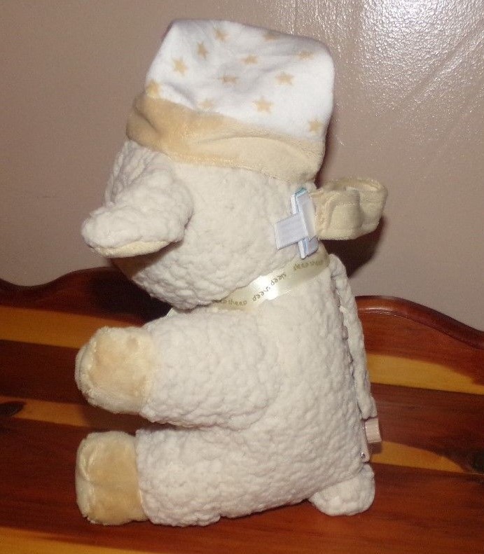 Cloud B Sleep Sheep Smart Sensor Plush Lamb Sleep Soother for Baby Boy or Girl