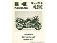 Owner & Operator Manuals Manual Haynes for 1999 Kawasaki ZZR 600 ...
