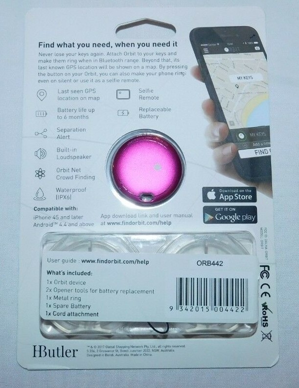 Orbit Find Your Keys Find Your Phone Brand New