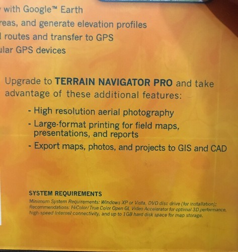MyTopo Terrain Navigator Software Oklahoma USGS Topographic Maps GPS Windows EUC