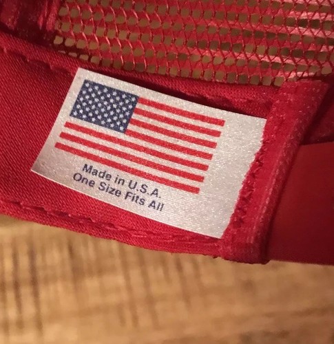 Vintage Budweiser Bud King Of Beers Red Snapback Trucker Hat Made In USA