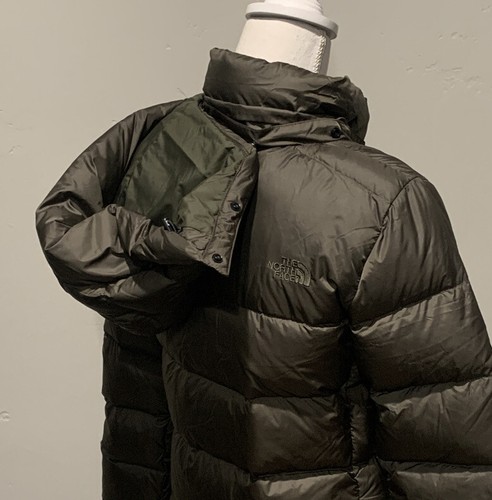 Pre-owned The North Face Women's Metropolis Parka 3 Down Warm Long Jacket Green Sz Xs In New Taupe Green