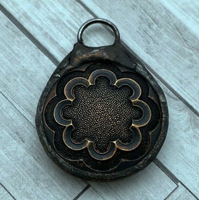 Round Hand Soldered Copper Pendant (SMP8)