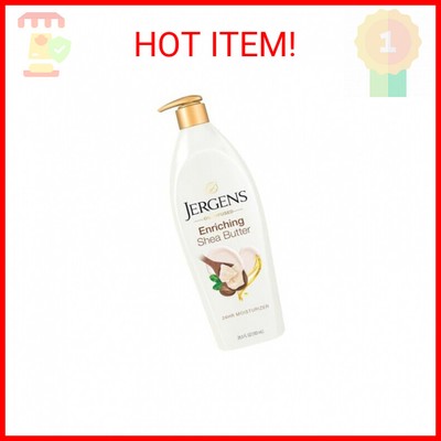 Jergens Hand and Body Lotion, Pure Shea Butter Deep Conditioning Body Moisturize
