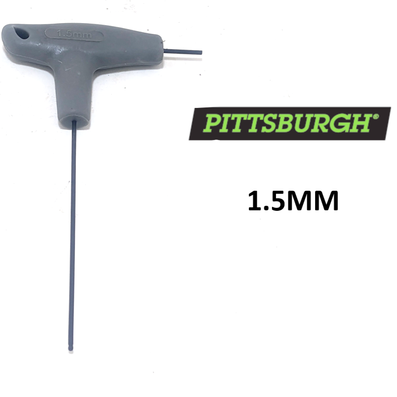 NEW PITTSBURGH T - HANDLE HEX KEY ALLEN SAE METRIC PICK SIZE SOLD INDIVIDUALLY