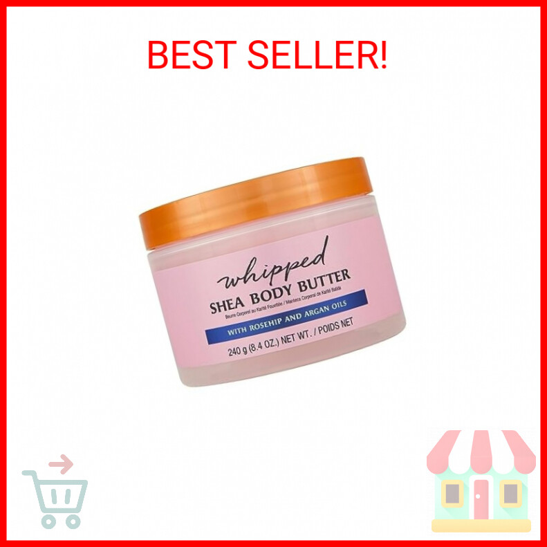 Tree Hut Moroccan Rose Whipped Shea Body Butter, 8.4oz, Lightweight, Long-lastin