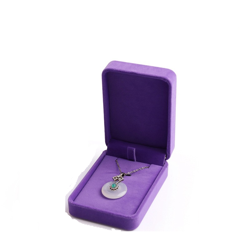 Deluxe Classic VELVET Necklace Pendant Earrings Presentation Jewelry Gift Box