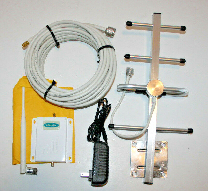Phonelex PLX-WV70 Cell Phone Signal Booster Repeater Amplifier (Whip+Yagi)