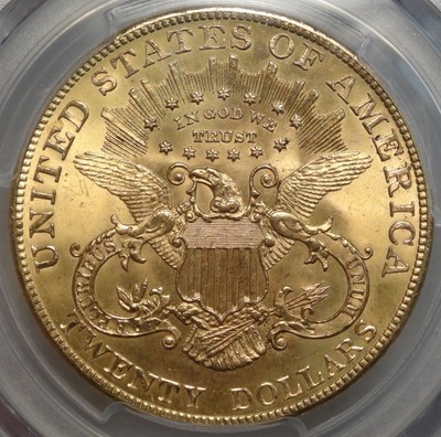 1903 $20 Liberty Double Eagle, PCGS MS-64+, Bright Near Gem BU Coin, PQ!