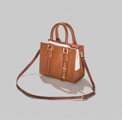 

Shopper Woman GAELLE Paris GBADP4110 Сумка из искусственной кожи табачно-белого цвета E2023