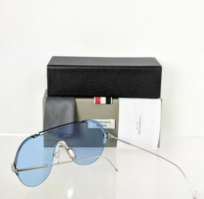 Pre-owned Dita Brand Authentic Thom Browne Sunglasses Tbs 811-144-02 Silver Tbs811 In Blue