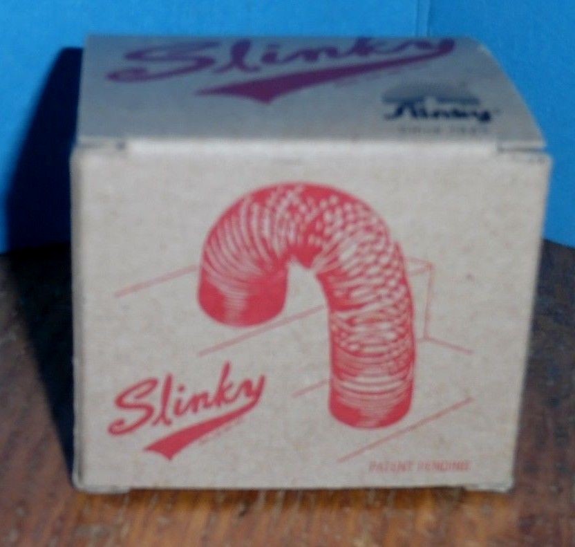 SLINKY COLLECTOR'S EDITION BLACK METAL RETRO VINTAGE-STYLE BOX