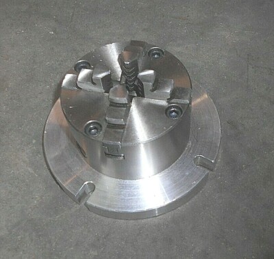 4 Jaw Self-Centering Lathe Chuck with Mount Plate (MW)