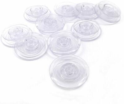 20 PCS #163131 PLASTIC Clear Transparent Bobbins FOR SINGER 290-778,1000G,1040G