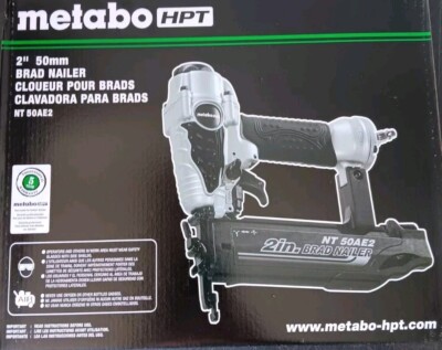 Metabo HPT 2'' Pneumatic Air Brad Nailer NT50AE2  NEW