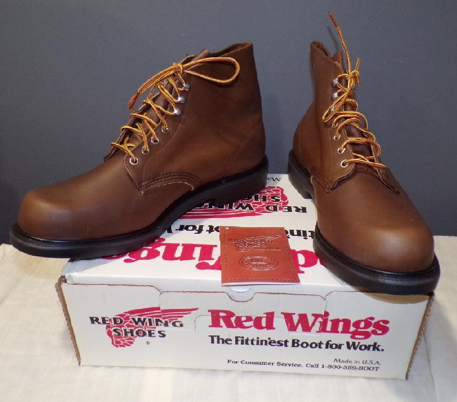 RED WING USA Super Sole 952 Mens Round Toe Work Boots 14 RED WING USA Super Sole 952 Mens Round Toe Work Boots 14