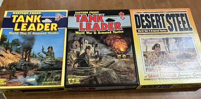 West End Wargames Tank Leader Series, All 3 Games, Unplayed
