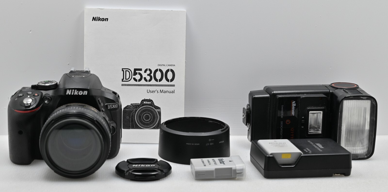 Nikon D5300 DSLR 24.2 MP Camera + Nikon AF-S Nikkor 50mm f Nikon D5300 DSLR 24.2 MP Camera + Nikon AF-S Nikkor 50mm f