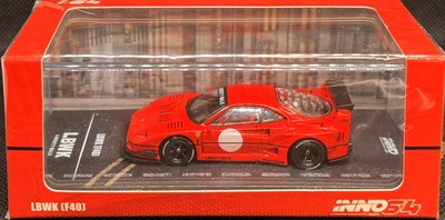 【開封品】1/64 リバティーウォーク23 INNO64 1:64 LBWK LIBERTY WALK FERRARI F40 RED & WHITE TOKYO