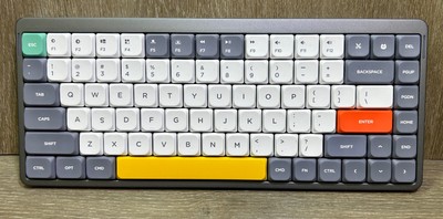 NuPhy AIR75 Grey White ANSI Layout Wireless Bluetooth Mechanical Keyboard