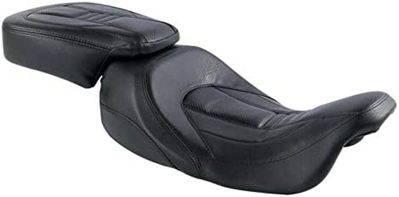 Low-Profile Seat Rider and Passenger Two-Up Seat Fit for Harley Touring Electra