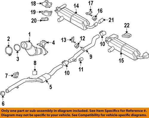 BMW OEM 03-24 330i xDrive Exhaust Components-Center Pipe