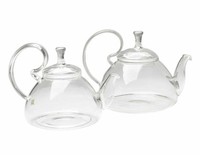 TeaLogic Theta Glaskanne 1,2L Teekanne Glas mundgeblasen Edelstahlfilter