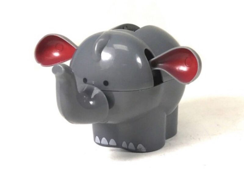 Dancing Gray Elephant Ear Flapping Solar Power Toy - Home Office Car DECOR