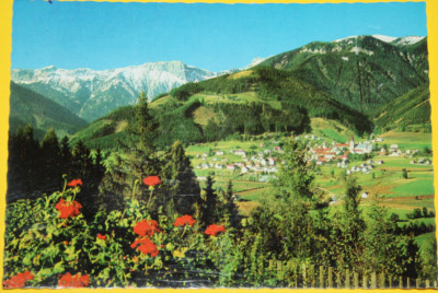 AK. Höhenluftkurort AFLENZ mit Bürgeralm. Steier Beschriftet am 17.8.1987 (7766)