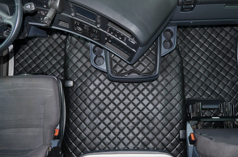 Tapis Couvre Capot Cuir ÃCologique Noir Pour Scania R 2013>2016 SiÃ¨Ge Pli Recar