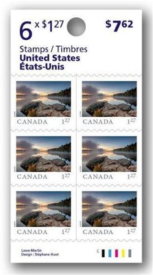 2019 Canada Post - SMOKE LAKE MNH; Single From a Booklet - Far & Wide USA Rate