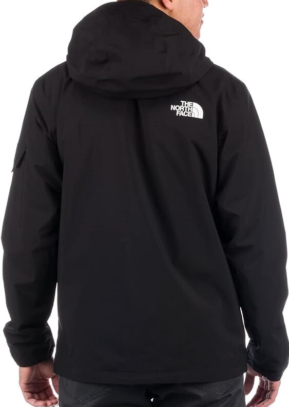 THE NORTH FACE MEN'S TORO PEAK 3 IN 1 TRICLIMATE WATERPROOF HOODED JACKET BLACK