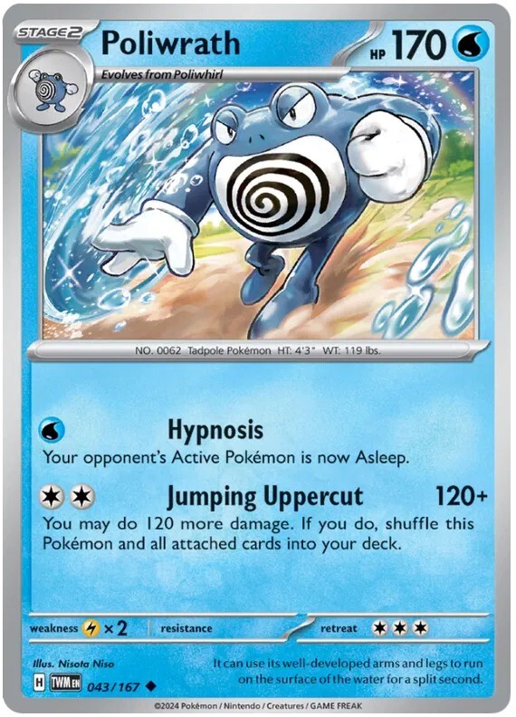 Poliwrath Pokemon TCG Card 043/167 | eBay