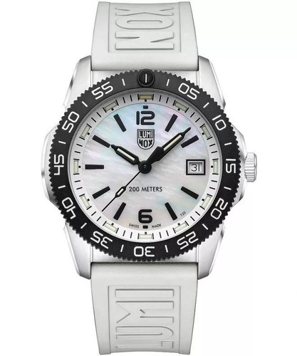 Pre-owned Luminox Men's Pacific Diver Ripple 39mm Quartz Watch Xs.3128m.set