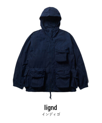 Pre-owned Snow Peak 【size：jp M,l,xl】  Indigo C/n Parka Jk-24au401/402 From Japan Camp