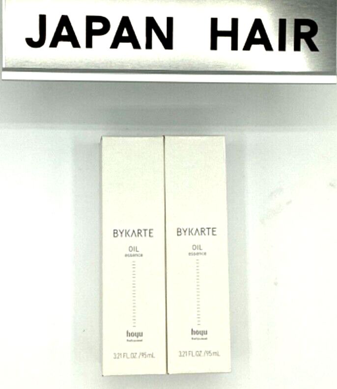 2 hoyu BYKARTE ESSENCE oil 3.21oz BRAND 95ml JAPAN Damaged