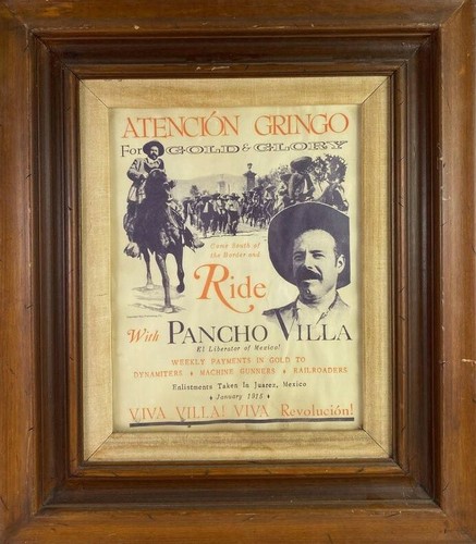 1915 Original Pancho Villa &ldquo;Revolucion De Mexico&rdquo; Ride With Villa 